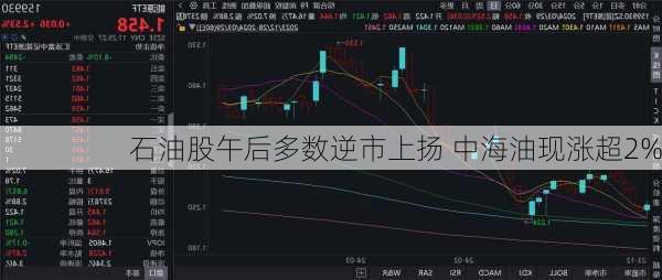 石油股午后多数逆市上扬 中海油现涨超2%