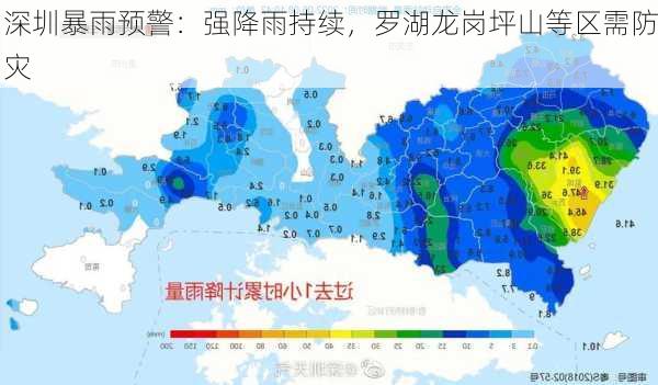 深圳暴雨预警：强降雨持续，罗湖龙岗坪山等区需防灾