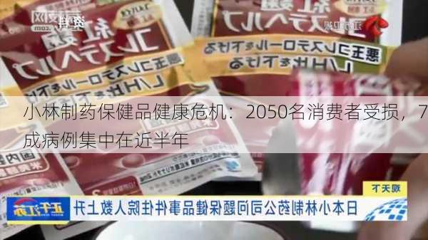 小林制药保健品健康危机：2050名消费者受损，7成病例集中在近半年