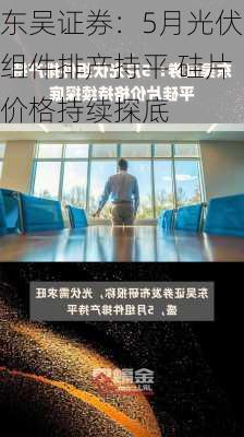 东吴证券：5月光伏组件排产持平 硅片价格持续探底