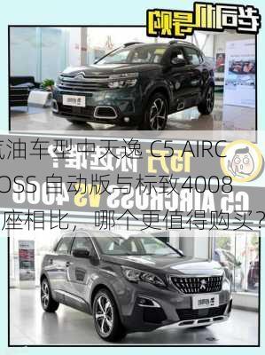 汽油车型中天逸 C5 AIRCROSS 自动版与标致4008 5座相比，哪个更值得购买？