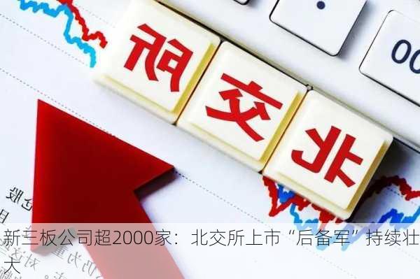 新三板公司超2000家：北交所上市“后备军”持续壮大