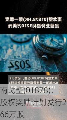 南戈壁(01878)：股权奖励计划发行21.66万股