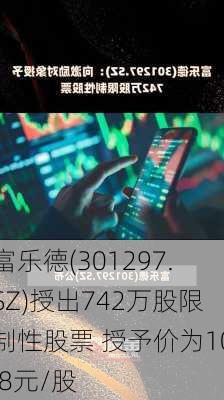 富乐德(301297.SZ)授出742万股限制性股票 授予价为10.8元/股