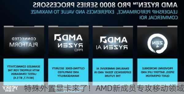 特殊外置显卡来了！AMD新成员专攻移动领域