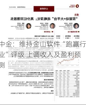 中金：维持金山软件“跑赢行业”评级 上调收入及盈利预测