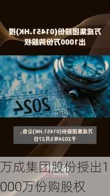 万成集团股份授出1000万份购股权