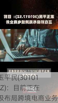 漱玉平民(301017.SZ)：目前正在积极布局跨境电商业务