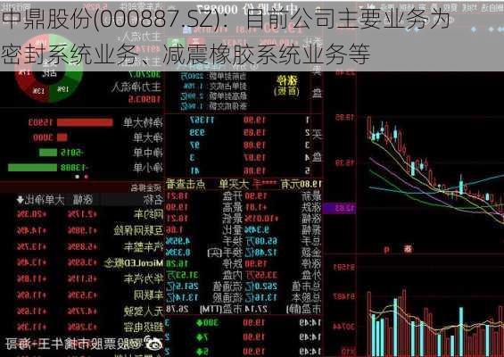 中鼎股份(000887.SZ)：目前公司主要业务为密封系统业务、减震橡胶系统业务等