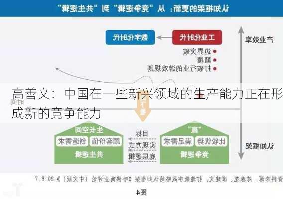 高善文：中国在一些新兴领域的生产能力正在形成新的竞争能力