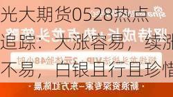 光大期货0528热点追踪：大涨容易，续涨不易，白银且行且珍惜