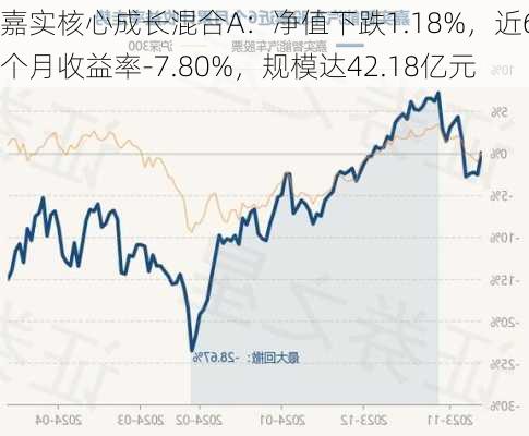 嘉实核心成长混合A：净值下跌1.18%，近6个月收益率-7.80%，规模达42.18亿元