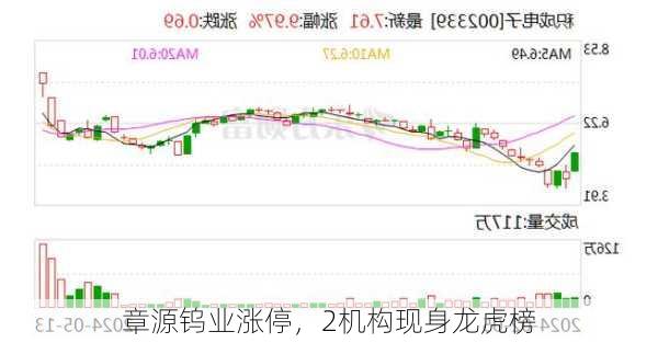 章源钨业涨停，2机构现身龙虎榜