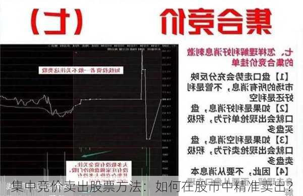 集中竞价卖出股票方法：如何在股市中精准卖出？