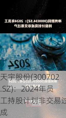 天宇股份(300702.SZ)：2024年员工持股计划非交易过户完成