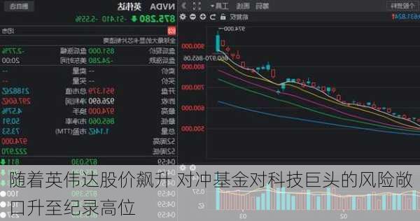 随着英伟达股价飙升 对冲基金对科技巨头的风险敞口升至纪录高位