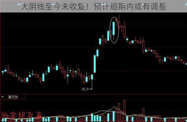 大阴线至今未收复！预计短期内或有调整