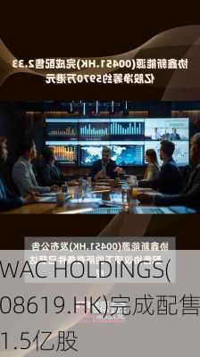 WAC HOLDINGS(08619.HK)完成配售1.5亿股