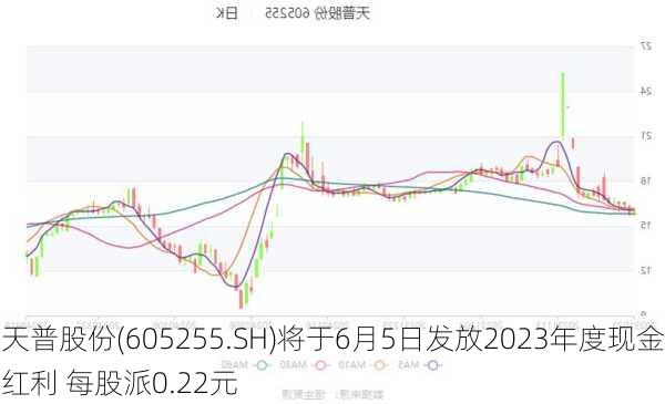 天普股份(605255.SH)将于6月5日发放2023年度现金红利 每股派0.22元