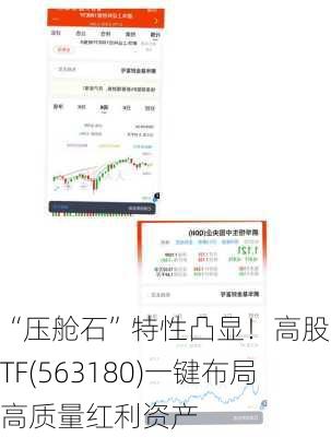 “压舱石”特性凸显！高股息ETF(563180)一键布局高质量红利资产