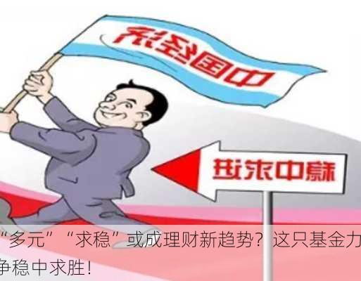 “多元”“求稳”或成理财新趋势？这只基金力争稳中求胜！