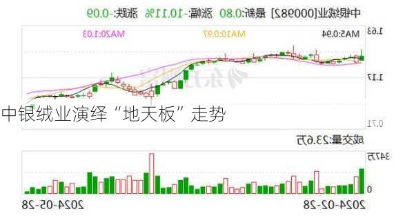 中银绒业演绎“地天板”走势