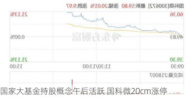 国家大基金持股概念午后活跃 国科微20cm涨停