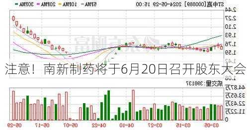 注意！南新制药将于6月20日召开股东大会