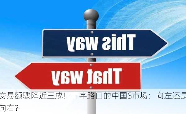 交易额骤降近三成！十字路口的中国S市场：向左还是向右？