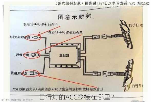 日行灯的ACC线接在哪里？