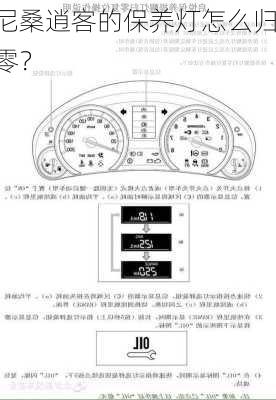 尼桑逍客的保养灯怎么归零？