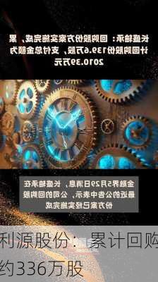 利源股份：累计回购约336万股