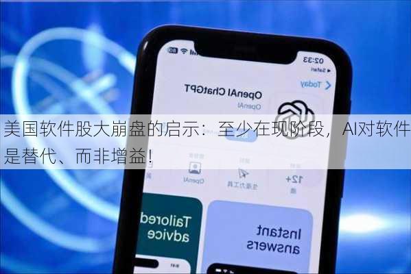 美国软件股大崩盘的启示：至少在现阶段，AI对软件是替代、而非增益！