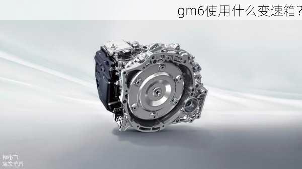 gm6使用什么变速箱？