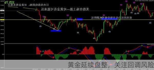 黄金延续盘整，关注回调风险