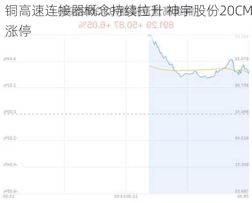 铜高速连接器概念持续拉升 神宇股份20CM涨停