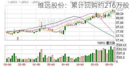 维远股份：累计回购约216万股