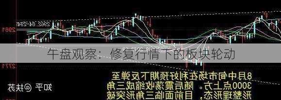 午盘观察：修复行情下的板块轮动