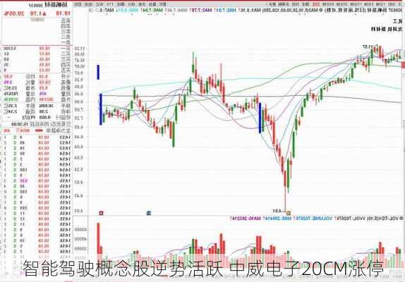 智能驾驶概念股逆势活跃 中威电子20CM涨停