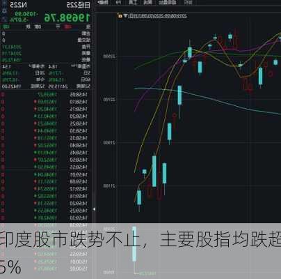 印度股市跌势不止，主要股指均跌超5%