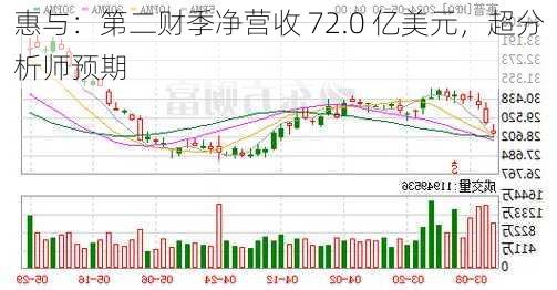 惠与：第二财季净营收 72.0 亿美元，超分析师预期