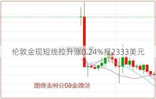 伦敦金现短线拉升涨0.24%报2333美元