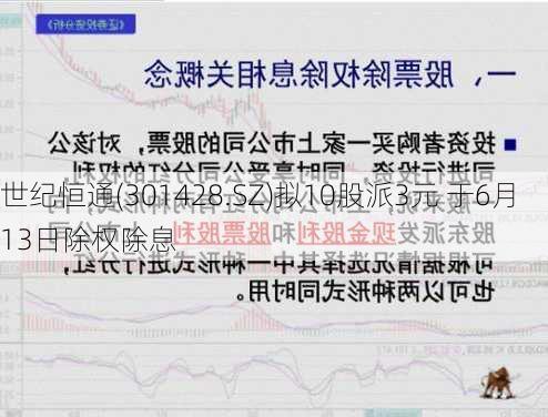 世纪恒通(301428.SZ)拟10股派3元 于6月13日除权除息