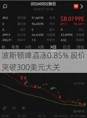 波斯顿啤酒涨0.85% 股价突破300美元大关