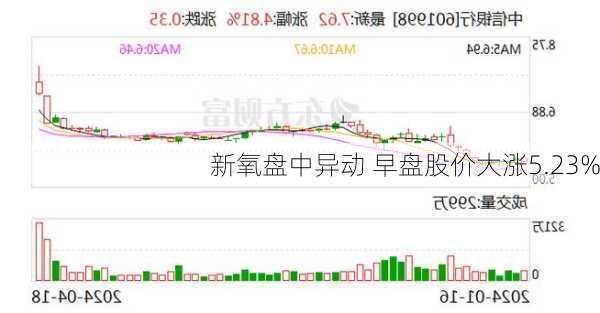 新氧盘中异动 早盘股价大涨5.23%