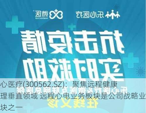 乐心医疗(300562.SZ)：聚焦远程健康管理垂直领域 远程心电业务板块是公司战略业务板块之一