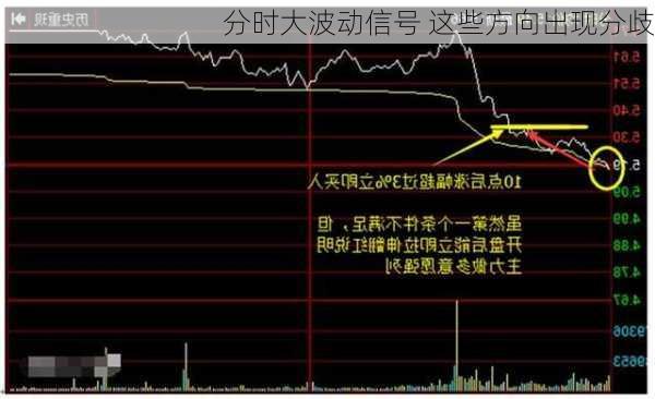 分时大波动信号 这些方向出现分歧