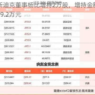 斯迪克董事杨比增持2万股，增持金额19.2万元