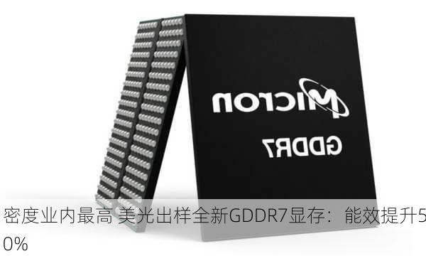 密度业内最高 美光出样全新GDDR7显存：能效提升50%