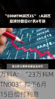 万科A：“23万科MTN003”拟于6月15日偿付利息